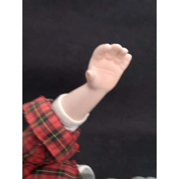 Vintage Radio Flyer Danbury Mint Porcelain 12" Doll  ONLY Replacement Doll - Picture 9 of 12